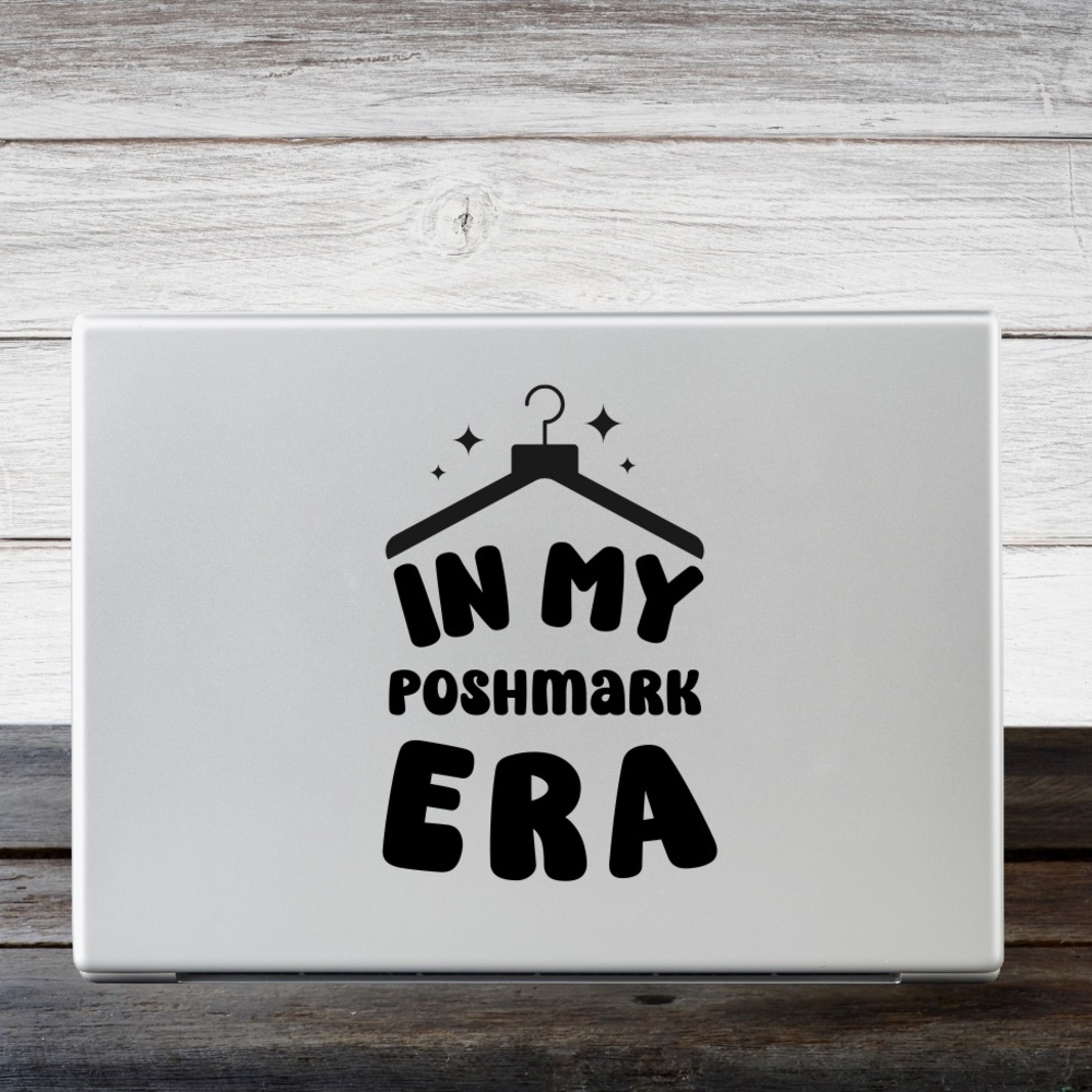 In My Poshmark Era Vinyl Decal Sticker 6” x 4” - 2 Pack